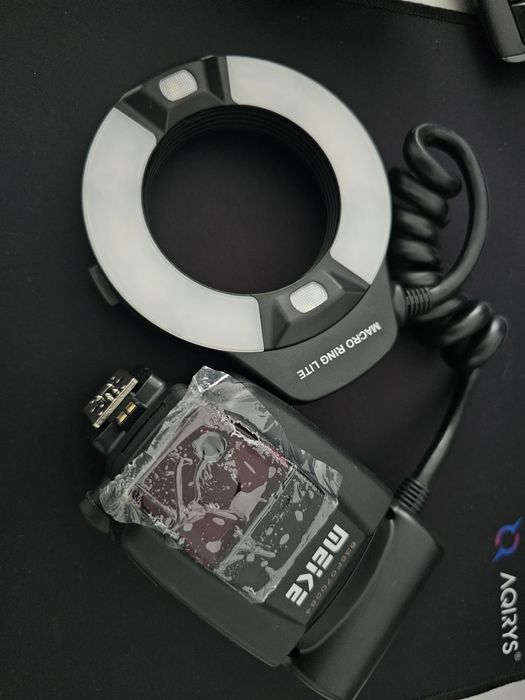 Blitz Macro Ring Meike MK-14EXT TTL pentru Nikon
