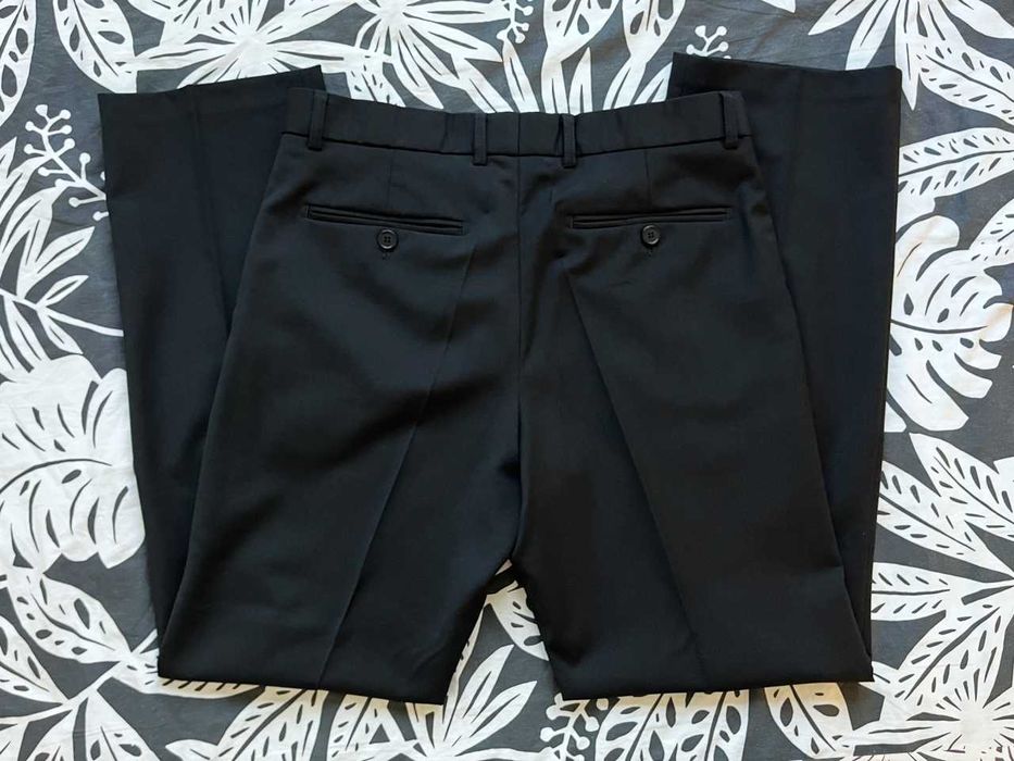 Черен костюм вискоза Andrews 48/M - обличан веднъж