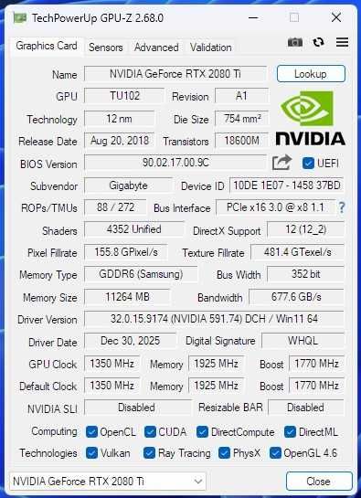 Placa video - Gigabyte Aorus RTX 2080TI Xtreme 11Gb