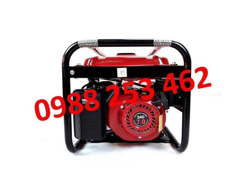 2025 3,5 KW Генератор за ток монофазни 7 Hp - с дисплей с ел. стартер