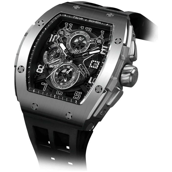 Нов часовник TSAR BOMBA Black Unique Edition TB8211BQ - гаранция