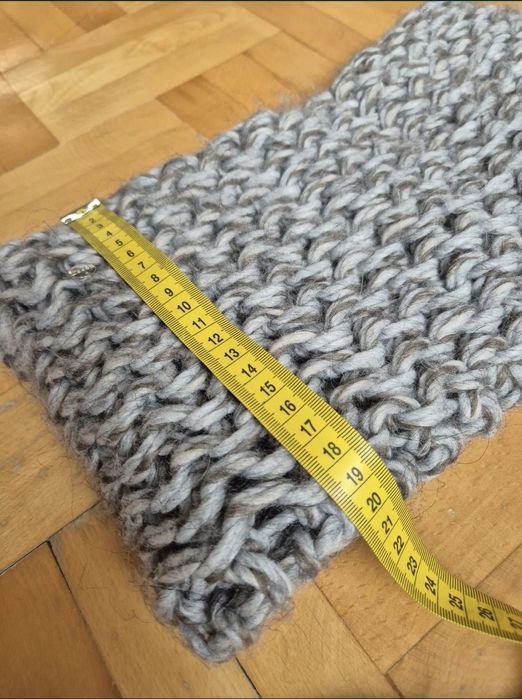 Eşarfă Circulară / Guler Tricotat Esprit, Lână + Alpaca, Made in Italy