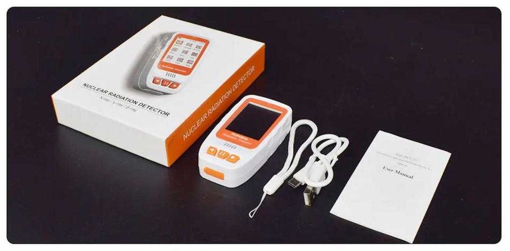 Гайгер Мюлеров Брояч Детектор Радиация Ядрена Радиоактивност Дозиметър