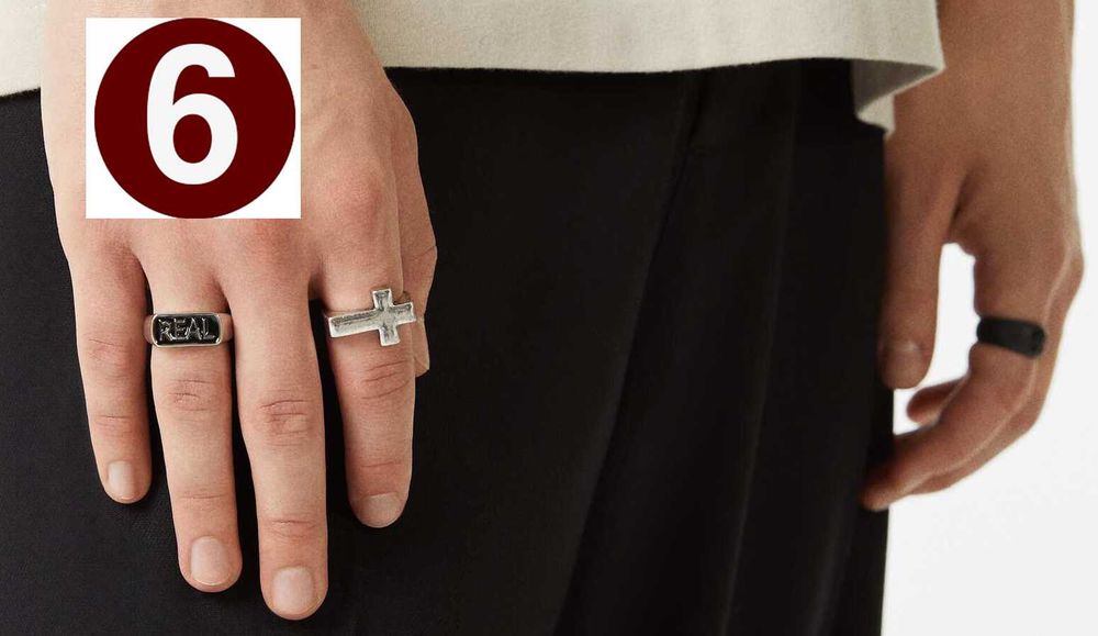 Мъжки пръстени / в комплект по 3 или 4 броя.