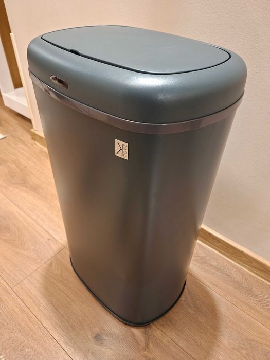 Coș de gunoi automat de bucătărie LOGAN 58L, gri mat