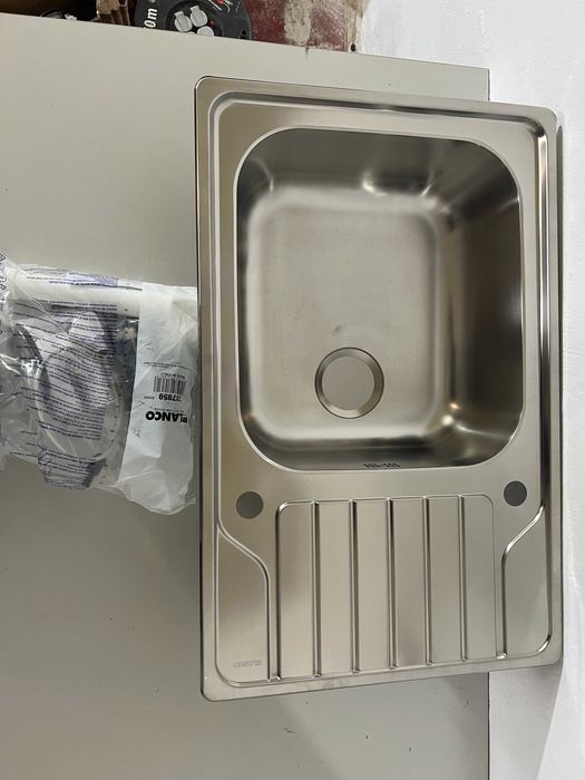 BLANCO DINAS XL 6 S Compact – Chiuvetă de bucătărie din inox, 78 × 50 × 20,4 cm