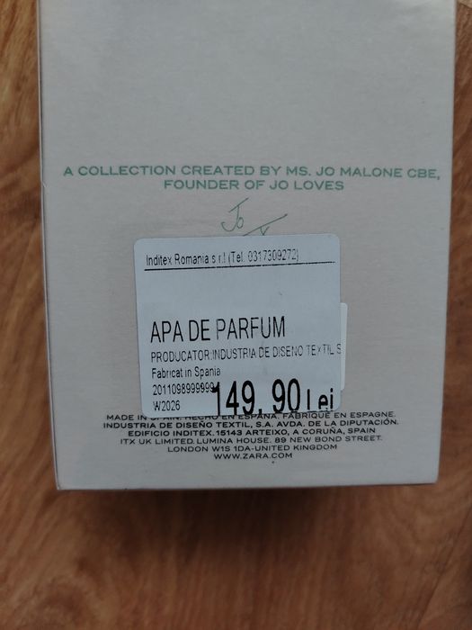 Parfum zara elegant tokyo