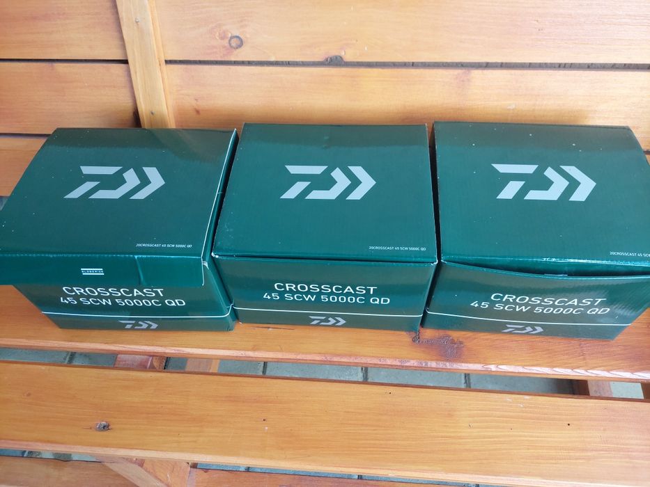Set 3 mulinete daiwa crosscast 45scw  5000c qd
