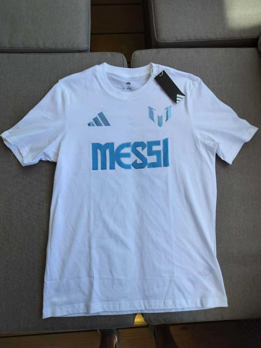 Чисто нова оригинална тениска Adidas Messi 10 N&N G размери от S до XL 100% памук