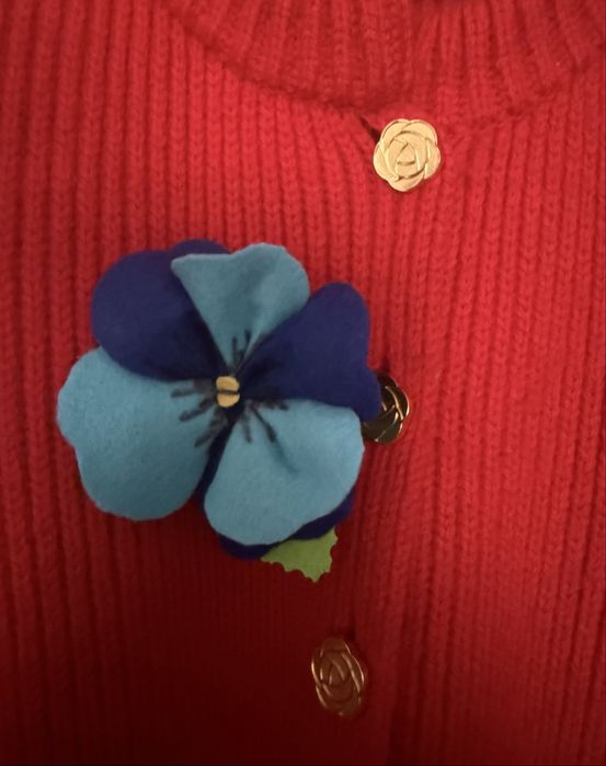 Martisoare handmade tip brosa  set 10 buc