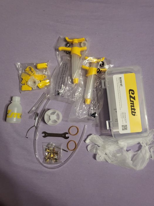 Kit set aerisire frână frâne hidraulica bicicleta disc reparații ulei