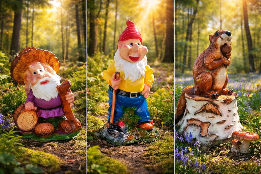 Садовые фигурки , ручная работа