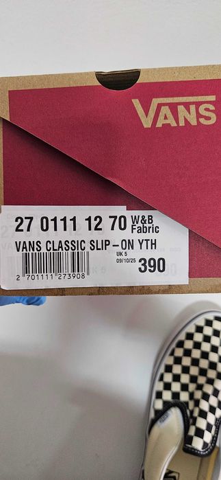Кецове Vans classic slip 38 номер