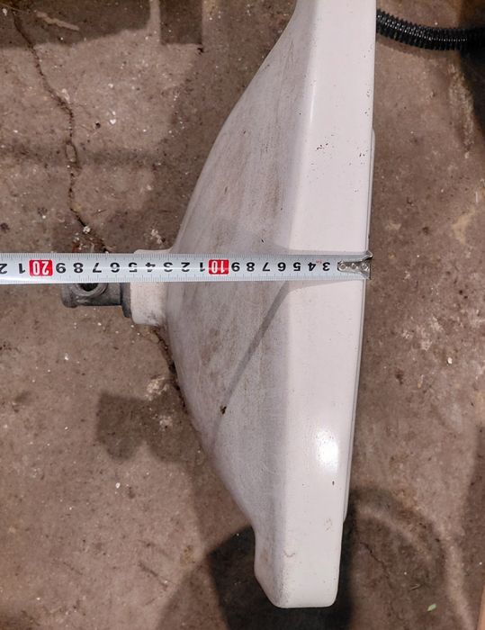 Бял умивалник 50 х 42 см мивка