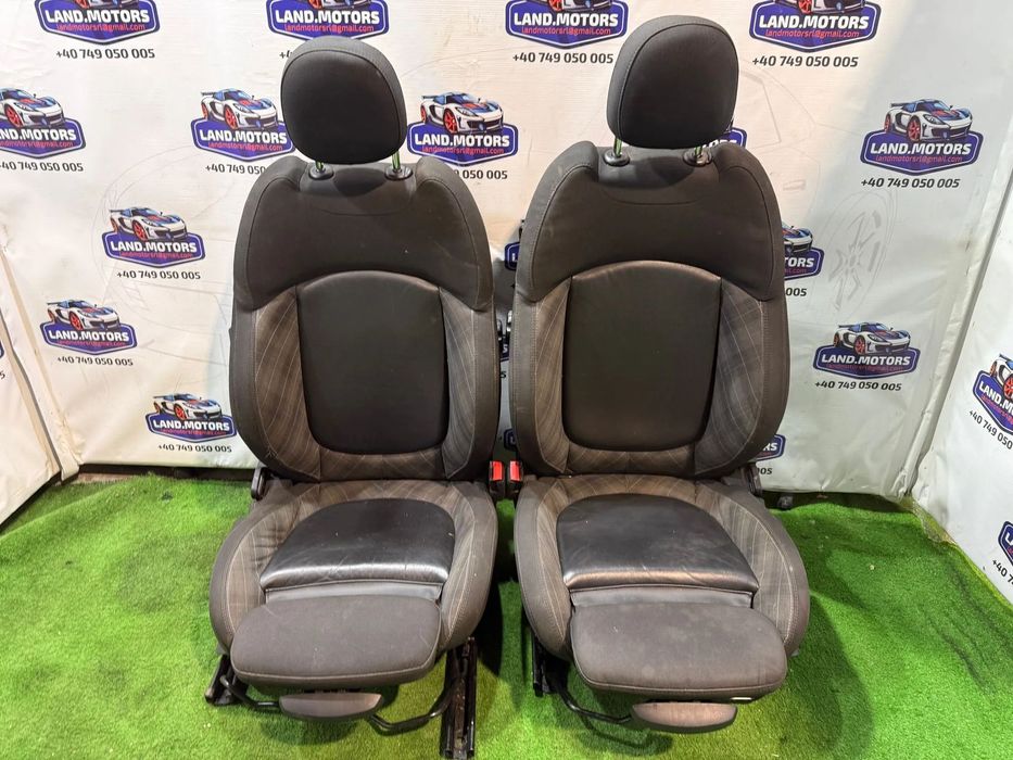 INTERIOR TEXTIL / PIELE  / SCAUNE + BANCHETE MINI COOPER D F55 1.5 DIESEL 2016 / HATCHBACK 5 USI 2014-2020