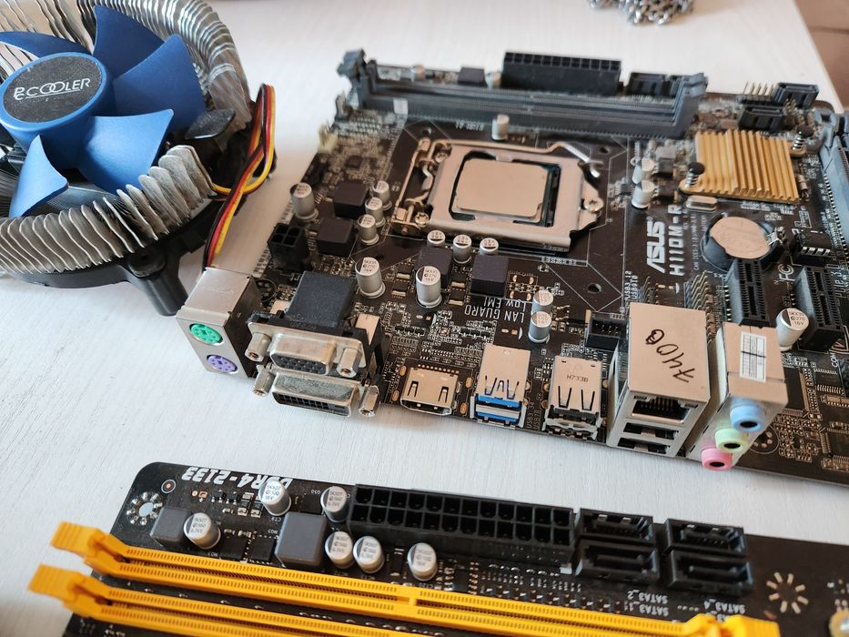 Biostar H110 и кулер Бонус