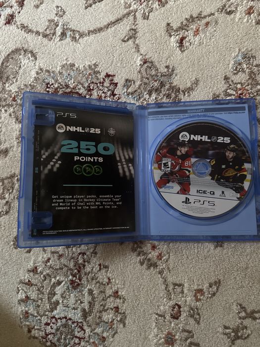 NHL 25 диск хоккей PS5