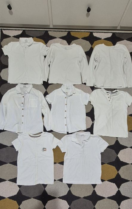 Bluze, tricouri si camasi albe pentru scoala