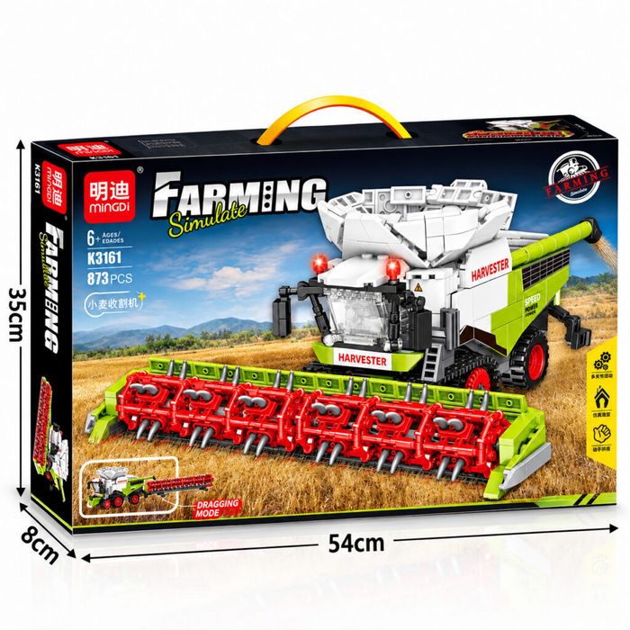 Конструктор селскостопански комбайн MINGDI Harvester – 873 части, K316