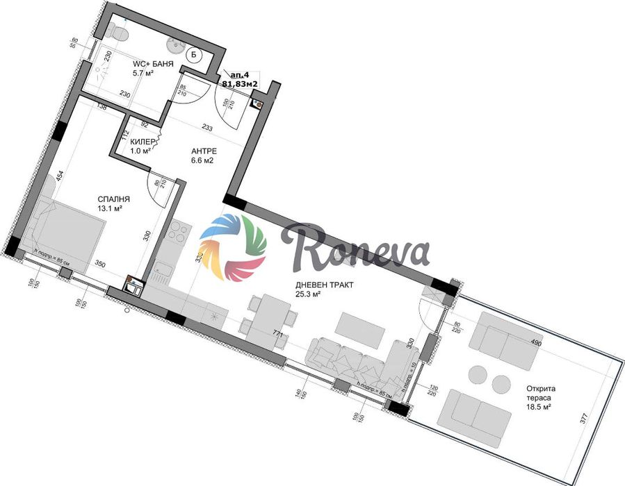 Продава се Двустаен апартамент в Варна, Владислав Варненчик - 94 кв.м за 1075 €/кв.м - Снимка #5