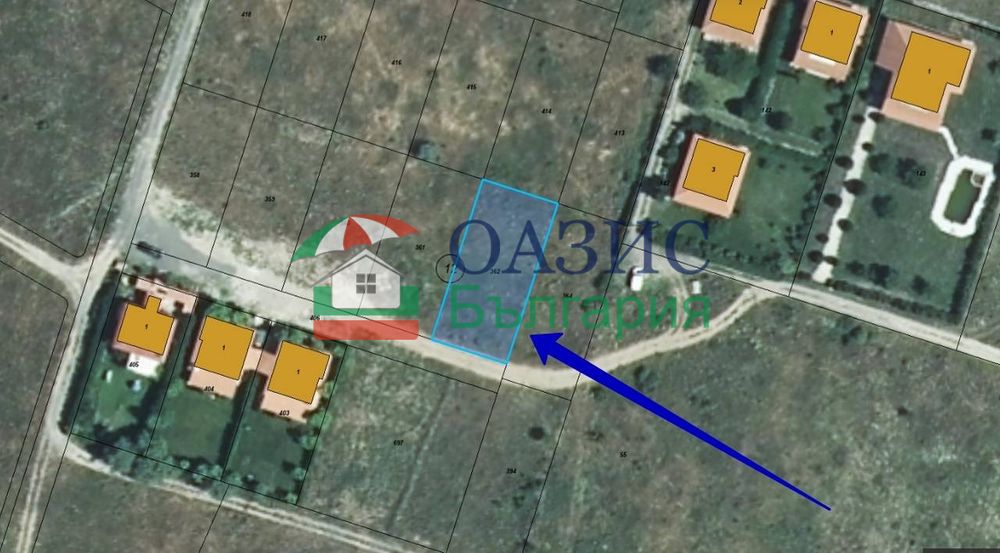 Урбанизиран парцел, 495 кв. м, с. Кошарица, България,