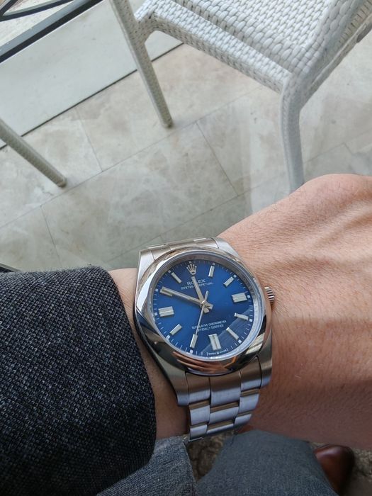 Rolex oyster perpetual Blue
