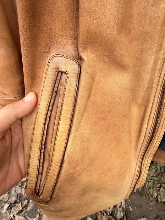 Мъжко кожено яке М размер Massimo Dutti