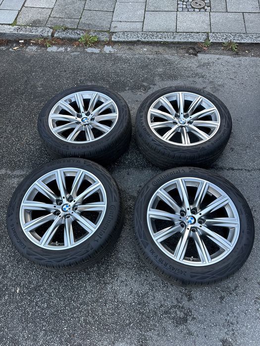 jante bmw g30 g31 5x112 anvelope continental oe bmw 245 45 18 dot 2024