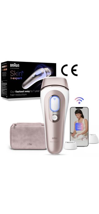Epilator IPL Braun Skin iExpert PRO 7 PL7253 Tehnologie Skin iExpert, Feedback in timp real, 400.000 impulsuri