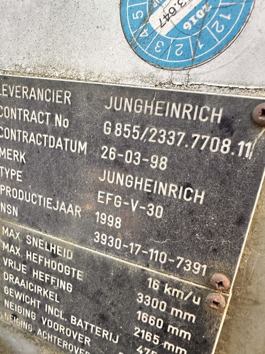 Piese/Dezmembrez Stivuitor electric Jungheinrich