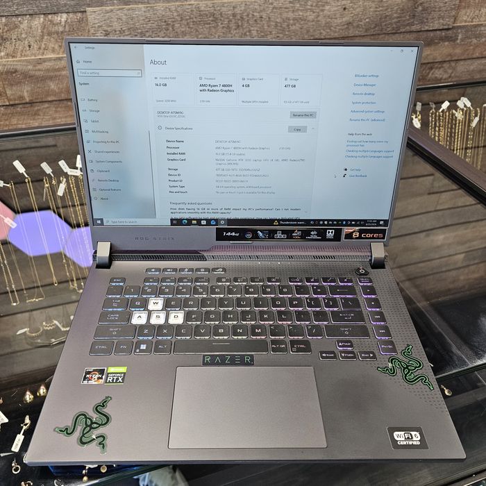 Amanet F28: Laptop Asus Rog Strix G513IC (P)