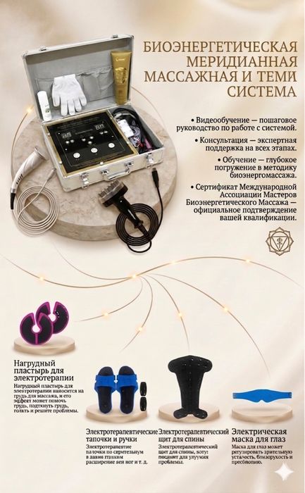 Биоэнергиямассажер БЭМ-2 с дополнительными насадками