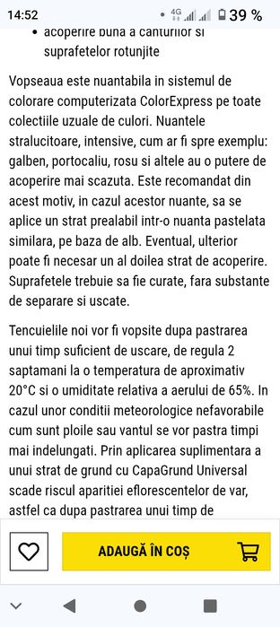 Vând vopsea lavabila de exterior