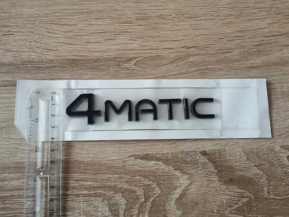 черен надпис Mercedes Benz 4matic нов фонт