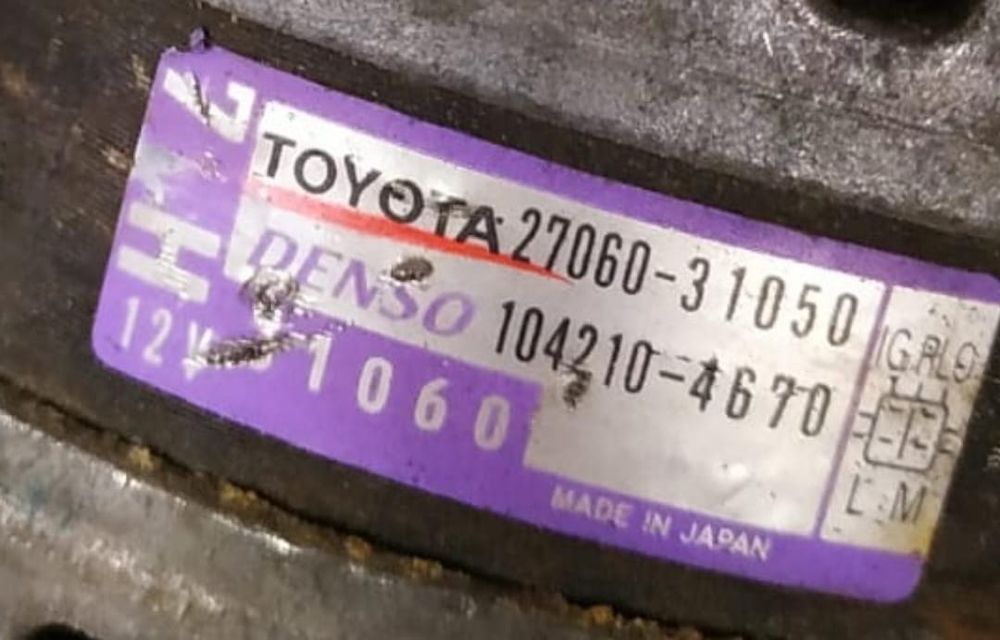 Генератор от lexus, gs 300, Toyota aristo