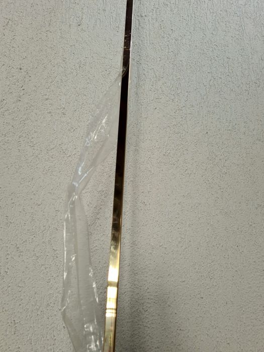 Profil inox colț exterior,auriu oglinda,10 mm pentru faianță și gresie