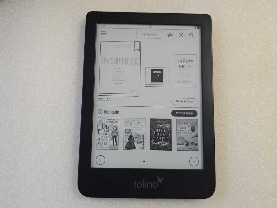 E-book Reader Tolino Shine 3, 6 inch, 8GB, Wi-Fi, Iluminare smartLight