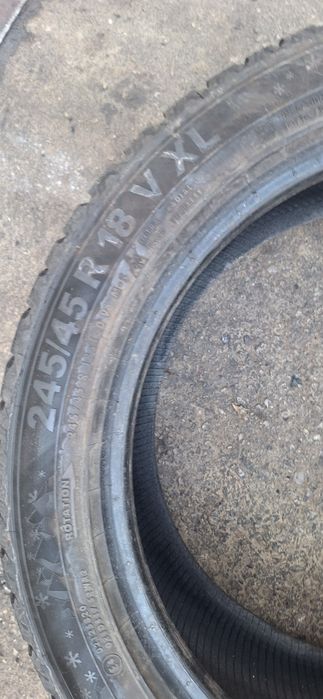 7.4мм! 2бр 245 45 18 Semperit speed grip 5
