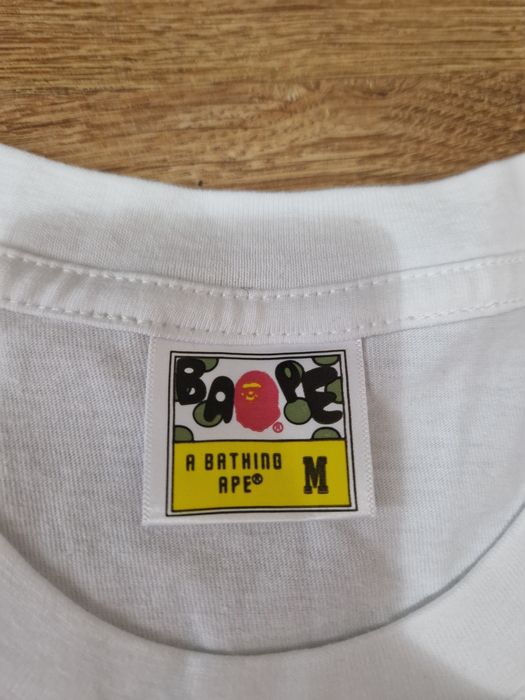 Tricou bape alb, mărimea M
