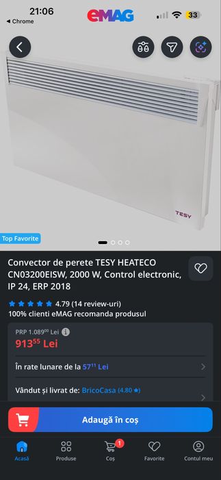 Convertor tesy wifi cu program de perete (sunati !)