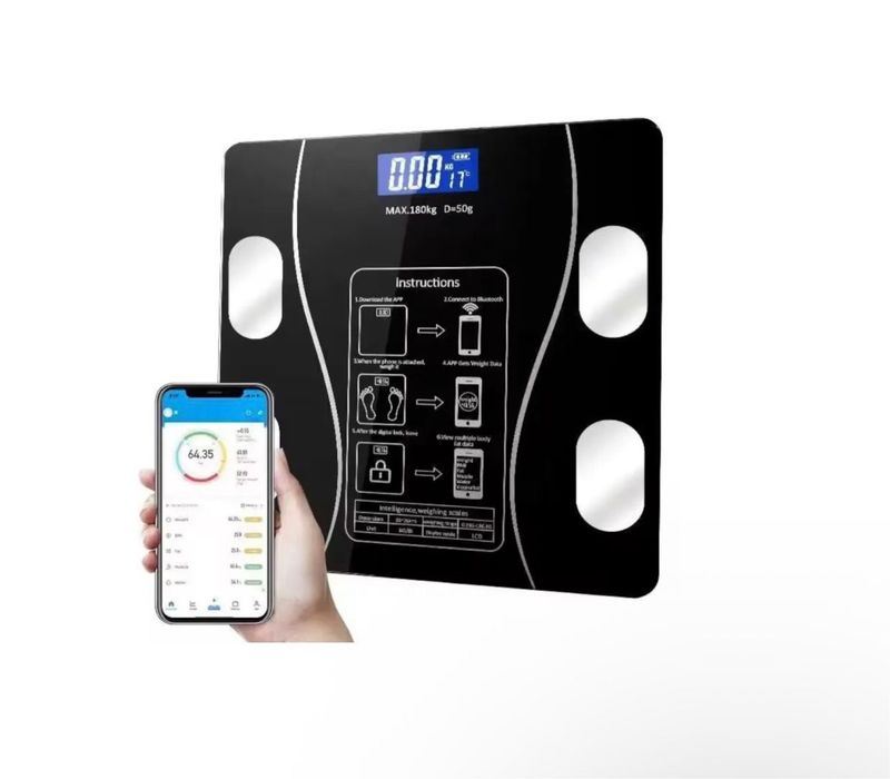 Cantar SMART electronic cu monitorizare personalizata, Wireless BMI BlueTooth