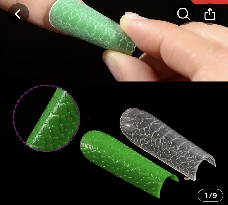 Для наращивания ногтей,брилиантовый рисунок