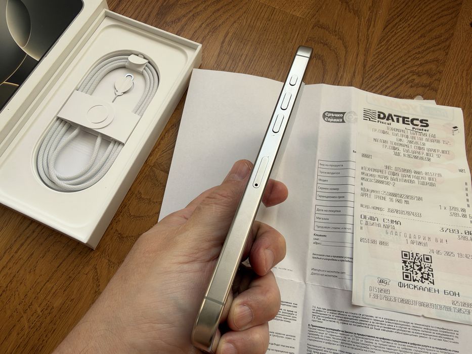iPhone 16 Pro Max 1TB Natural Titanium Официален, гаранция.