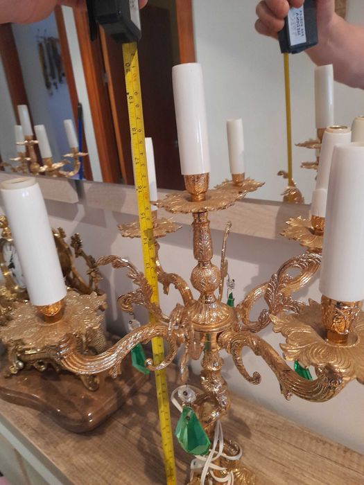 Ceas de șemineu și perechea de sfesnice!