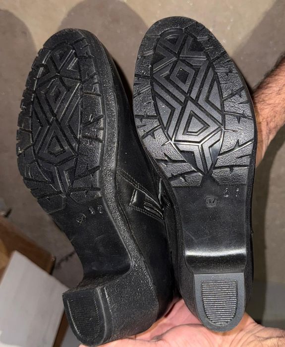 Сапоги женские кожаные