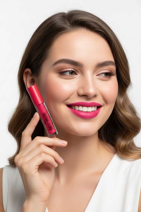 Ruj Lichid rezistent la apa, Matte Passion, Nr. 02, Pink, Magic Studio