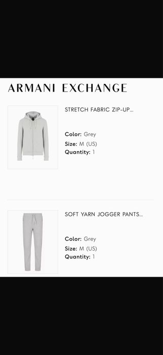 ARMANI EXCHANGE двойка оригинал М ка