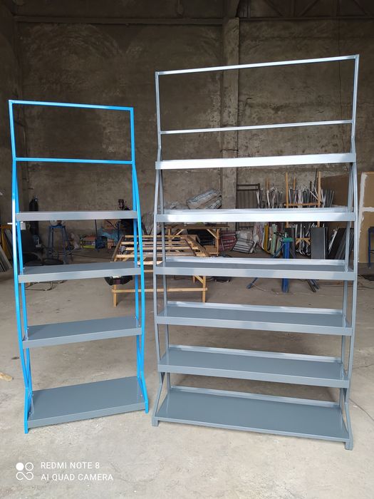 Производство рекламных стеллажей, стендов  витрины стелаж  стойка