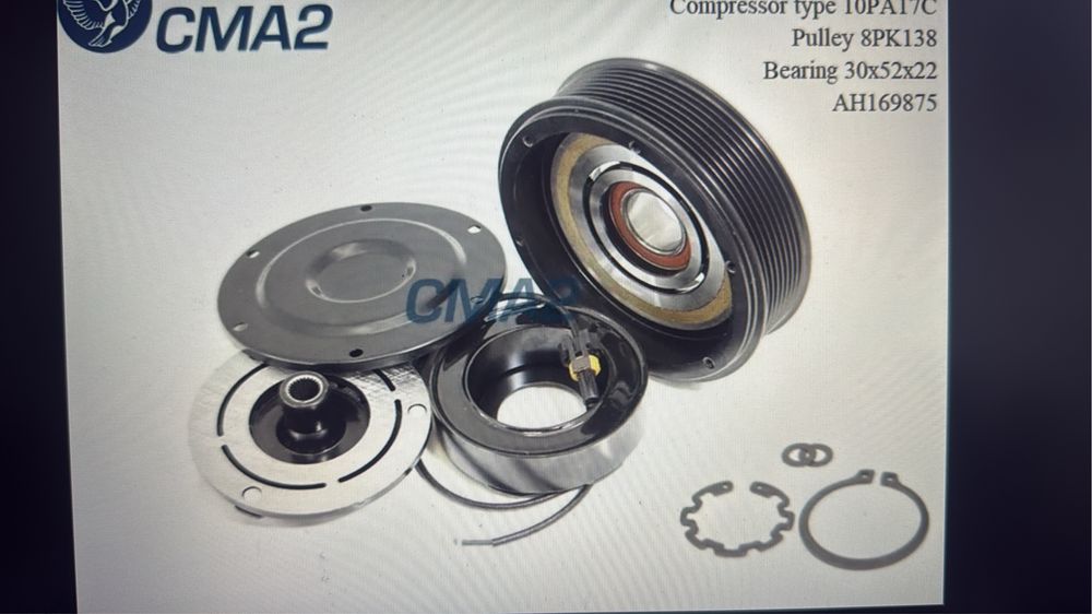 Компрессор кондиционера 12V, 8-руч AH169875
