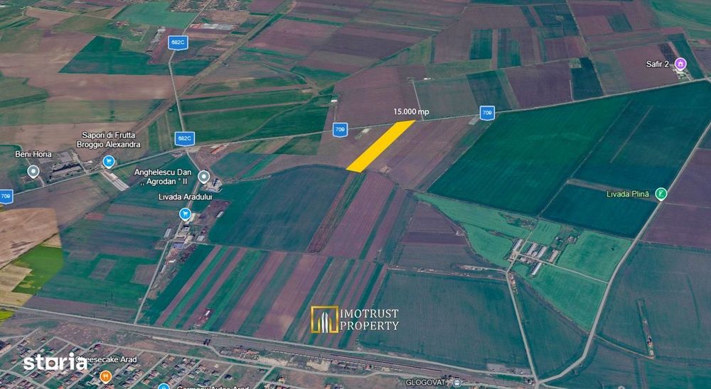 Teren agricol de vanzare Arad
